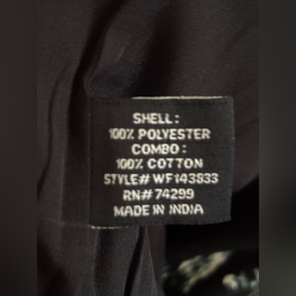 W118 by Walter Baker Snakeskin Reptile Reflection Print Jacket Size Small - Picture 8 of 8